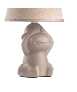 LUMETTO "MONKEY NON VEDO" MARRONE, E14